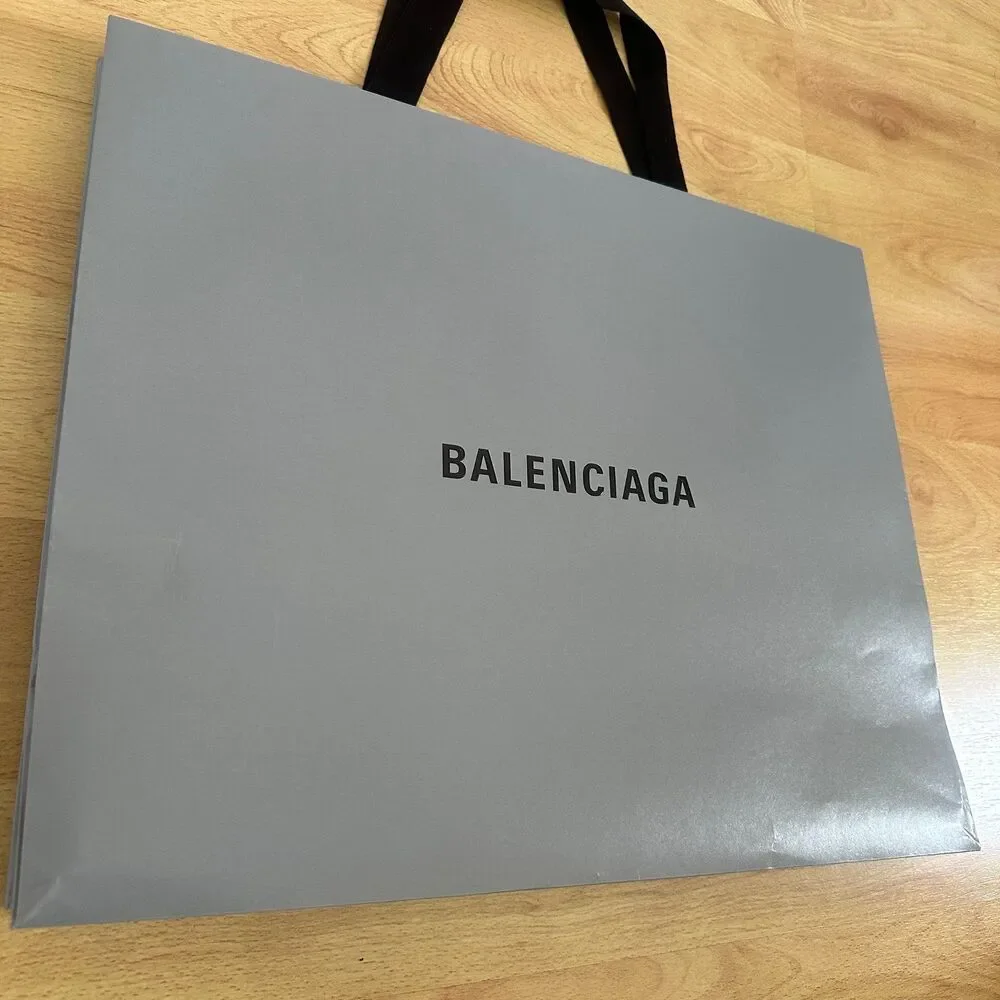 Balenciaga Paper Shopping Bag - grey large, 17.75